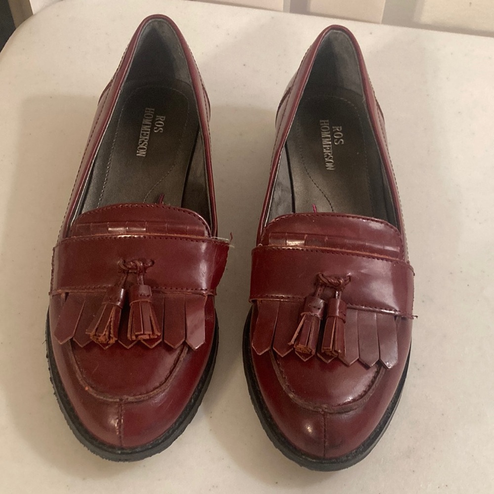 ROS HOMMERSON “Darby” girls penny loafers Sz 4.5